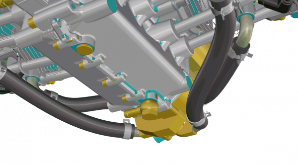 view under the engine